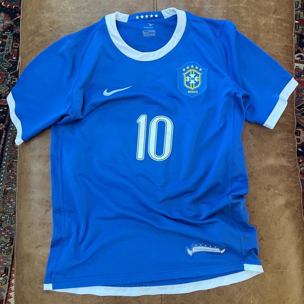 Brazil boys soccer jersey